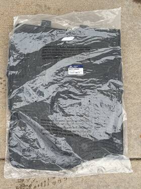B8013-adup0 Hyundai B8013adup0 All Weather Floor Mats Black Santa Fe 13-18 Oem 3 Row New