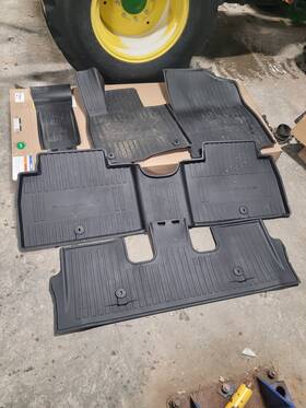 Duf13au000 Hyundai 2026 Palisade Hybrid 7 And 8 Passenger All Weather Floor Mats