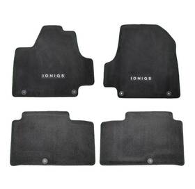 Gif14-ac101 Hyundai Genuine Oem Ioniq 5 With Sliding Console Black Floor Mats Set