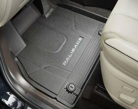 P9f13au000 Hyundai Oem 26 Palisade 7 And 8 Passenger All Weather Floor Mats Liners