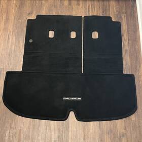 S8f12-au100 Hyundai Oem 2020-24 Palisade Up Seat Back Cargo Tray Carpet Trunk Mat S8f12au100