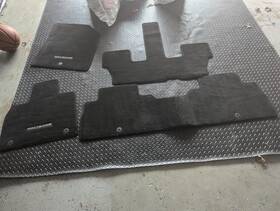 S8f14-ac020 Hyundai Palisade Oem Black Floor Mats Mat Set - 2020 To 2024 #s8f14ac020
