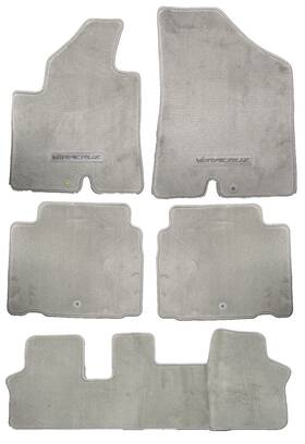 U8140-3j000-6t Hyundai Oem 2007-2008 Veracruz 5pc Mat Set Gray Carpet Floor Mats