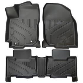 Ebmus0000506eb Iaccessoryonline 3d Car Floor Mats Liners For 2013-18 Toyota Rav4 All Weather Tpe Rubber
