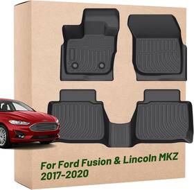 Km-tpe-055 Ibacpstore Car Floor Mats Replacement For Ford Fusion 2017-2020/ Lincoln Mkz 2017-2020