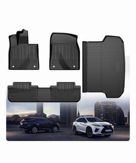 Fm-le-007-zh-2 Ikabevem Original 2016-2022 Rx Floor Mats And Cargo Liner For Lexus Rx/rx350/rx450h N