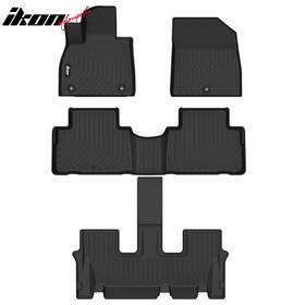 Cpd-hyp20-1-bk Ikon Motorsports Fits 20-25 Hyundai Palisade 7 And 8 Seats Heavy Duty Tpe Floor Mats Liners Guard Cpd-hyp20-1-bk Ikon Motorsports Fits 20-25 Hyundai Palisade 7 And 8 Seats Heavy Duty Tpe Floor Mats Liners Guard
