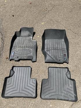 222.in1o09 Infiniti 08-15 G37/q60 Sedan Weather Tech Rubber Mat Set Of 4