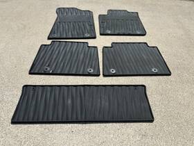 999e1-37000 Infiniti Oem Accessories 2019 - 2024 Qx80 Floor Mats All-season 3 Row Rubber Black