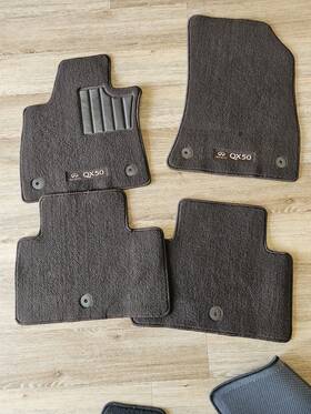T99e2-5na1a Infiniti Oem Brown Qx50 4-piece Carpet Floor Mat Set