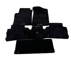 G4900-1v9xx Infinity Infiniti Qx80 Oem Black Carpeted Floor Mats Great Condition