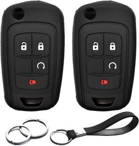 Ip1080 Infipar 2pcs Compatible With Chevy Chevrolet Equinox Sonic Trax Impala Gmc Black