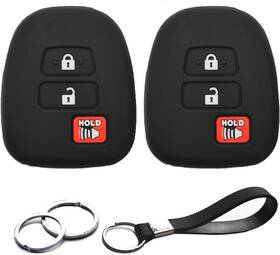 Ip1092 Infipar 2pcs Compatible With Toyota Rav4 Sequoia Tacoma Tundra Corolla 4runner Black