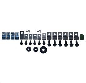 C9zbbf8c Inline Tube Clip Kit Brake Line And Fuel 8cyl Clamps Bolts 1969 Ford Mustang 34pc