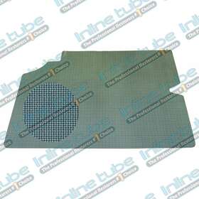 Inl14795 Inline Tube 68 Gto Lemans Aqua Houndstooth Spare Tire Luggage Compartment Trunk Mat 1pc