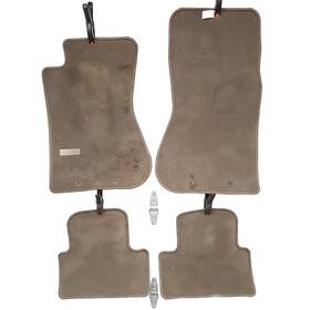 1526-b Jaguar S Type 2000-2002 Oem Tan Floor Mats Set Of 4 Front Rear