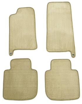 Aa2134-4b Jaguar Xj8 Tan Floor Mats Fits Yrs 98 - Lwb Long Wheel Base 4 Pc Mat Set