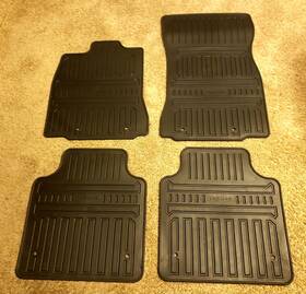 Aw93-130b18-aa Jaguar Xf More 2007-17 Factory Oem All-weather Rubber 4 Floor Mats Front Rear
