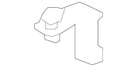 C2s39931 Jaguar Genuine Front Carpet Retainer
