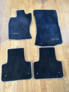 Ew93-129a22 Jaguar 10-19 Xj Xjr Set All Weather Season Carpet Floor Mat Oem