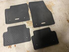 J9cm-130a88-a-pia-01 Jaguar Fv6ja Oem 2018 E-pace Rubber Floor Mats 4 Piece Black Genuine