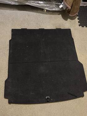 Gx73-47022-ac Jaguar 2017-2019 Xe Rear Trunk Cargo Spare Floor Carpet Cover Mat Black Oem