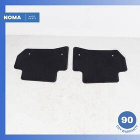Hk83130a22ab Jaguar 2017 X761 F-pace Rear Left And Right Floor Carpet Mat Set Of 2 Black Oem