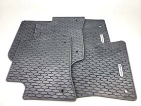 Hk8m-130a88-ba Jaguar 17-22 F-pace Front Rear Floor Mat Set Cover Rubber Carpet Oem