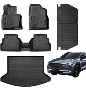 Jdeymat 744351939915 Custom For 2017-2024 Mazda Cx-5 Floor Mats Cargo Liner Backrest Mat