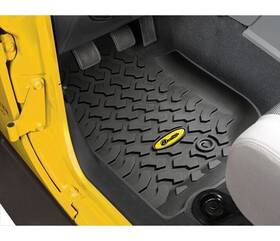 51514-01 Jeep Bestop Front Floor Liner Set For 18-up Wrangler Jl Jlu - Black