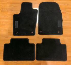 Prd08012lfm-3r3 Jeep 2011-2021 Grand Cherokee 4 Pc. Black Oem Floor Mat Set With Logo