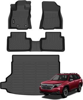 Fm-su-002-zh-2 Jenofa 2025 Subaru Forester Car Floor Mats Trunk Mat Cargo Liner All Weather