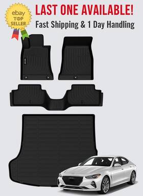Je-g70 Jenofa 19-24 Jenofa-floor Mats For Genesis G70 Rwd 2019-2025 Car Cargo Mat Custom Fit