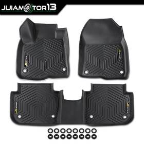 J-02cfm1356abk Jijiamotor13 All Weather Anti-slip Car Liners 3x Floor Mats Fit For Honda Cr-v Crv 23-24 Tpe