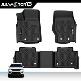 Jijia021902 Jijiamotor13 Floor Mats Liner All Weather 3d Fit For Jeep Grand Cherokee 22-24 Non L Tpe