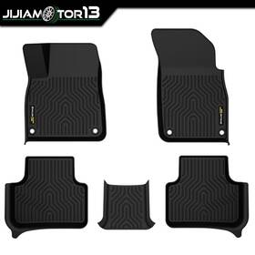 Jijia022705 Jijiamotor13 Fit For Audi Q7 Sq7 Q8 Sq8 17-25 All Weather Rubber Liners Tpe Floor Mats