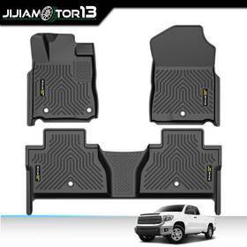 Jijia050715 Jijiamotor13 3d Molded Floor Mats Tpe Liners Fit For 14-21 Toyota Tundra Crew Cab Max