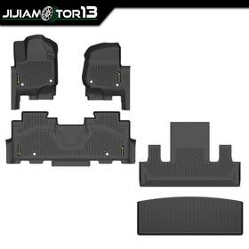 Jijia082904 Jijiamotor13 3d Floor Mats Cargo Liner Fits 2018-2025 Ford Expedition 2nd Row Bucket Seats