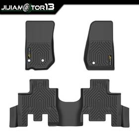 Jijia090804 Jijiamotor13 Fit For 13-18 Jeep Wrangler Jk 4 Door Tpe Floor Liners All Weather Mats