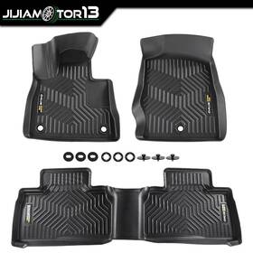 Jijia112704 Jijiamotor13 Fit For 20-24 Ford Explorer Floor Mats Tpe All Weather Waterproof 3d Liners