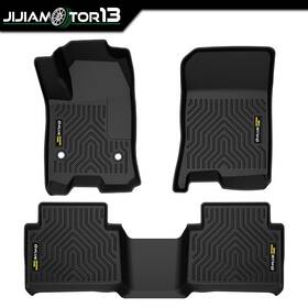Jijia120446 Jijiamotor13 Fit For 23-24 Chevy Colorado Canyon Crew Cab All Weather Tpe Floor Mats Liner