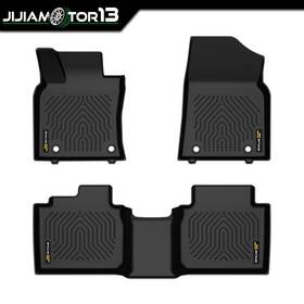 Jijia122507 Jijiamotor13 All Weather Tpe Floor Mats Liners Black Fit For 2018 Lexus Es200 1st And 2nd Row