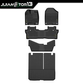 Jijia260228 Jijiamotor13 Floor Mats Trunk Liners Tpe For 2016-2022 Honda Pilot Cargo Backrest