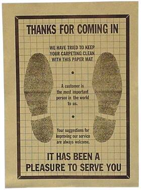 Pfm-500 Johndow John Dow Paper Floor Mats