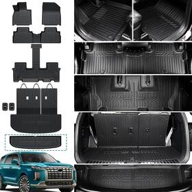 Dz24052906zhz-j Joularise Floor Mats Cargo Mat With Backrest Trunk Lower For 2020-2025 Hyundai