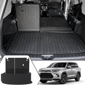 Tpe23112801-j Joularise Trunk Mat Backrest 2-in-1 For Toyota Grand Highlander Accessories 2024 A