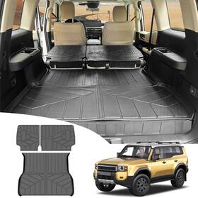 Jtyz990 Jtyzsm Trunk Mat And Backrest For 2024 2025 Toyota Land Cruiser Prado 250 Lc250 5 S