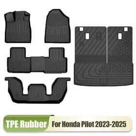 Fm-ho-019-zh-3 Jxmt Car 3d Floor Mats Rear Trunk Cargo Liner Backrest Mat For Honda Pilot 2023-2025