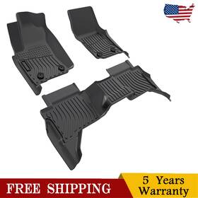 277948 Kac Floor Mats Tpe Rubber Liners All Weather For 2024 Toyota Tacoma Automatic