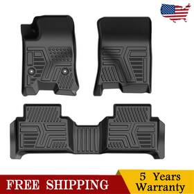 Kac 590451315737 Floor Mats Tpe Liners All Weather For Chevrolet Colorado Crew Cab 2023-2024
